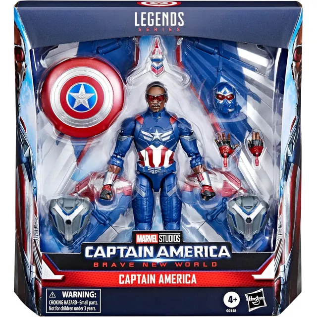 Marvel Legends Series Captain America - Figura De Acción Col