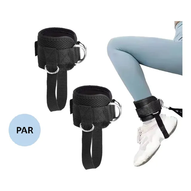 Tobilleras Para Polea Ankle Straps Gym Multifuerzas Por Par