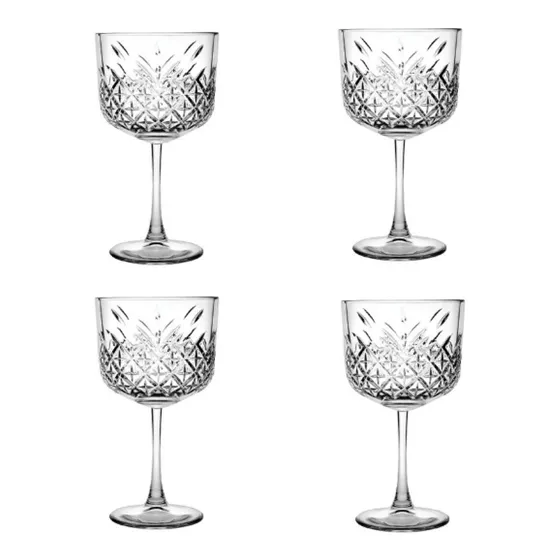 Set De 4 Copas Vidrio Timeless 500cc Pasabahce Gin