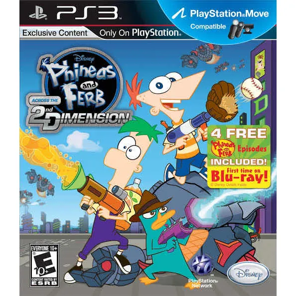 Juego para PS3 Phineas y Ferb en 2nd Dimension Físico