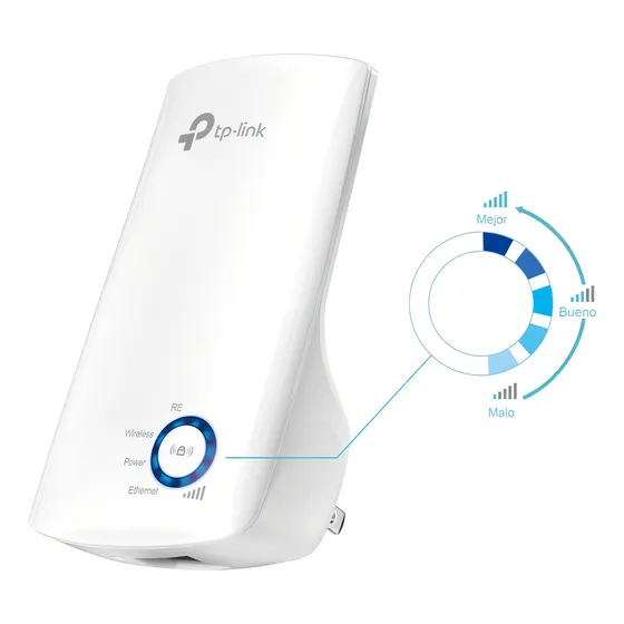 Repetidor de Wifi TP-Link Ti-WA850re, 300 Mbps, Wi-Fi, color blanco, 110 V/220 V