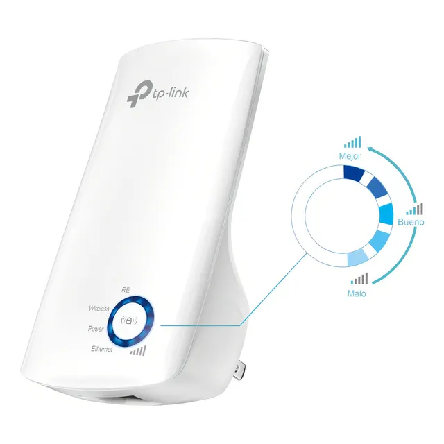 Repetidor de Wifi TP-Link Ti-WA850re, 300 Mbps, Wi-Fi, color blanco, 110 V/220 V