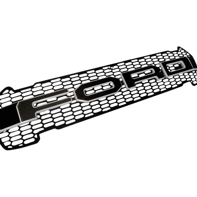 Careta Frontal Sunz Plástico Ford Ranger T7 Negro Y Gris