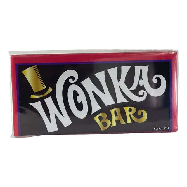 Barra De Chocolate Wonka Sabor Chocolate.