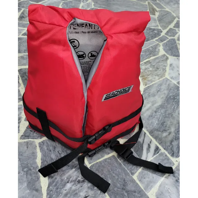 Chaleco Salvavidas Niños Entre 15 Kg - 25 Kg Rojo Seachoice
