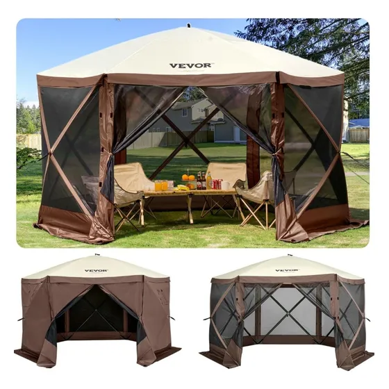 Toldo Gazebo 4mts 6 Caras Instantáneo