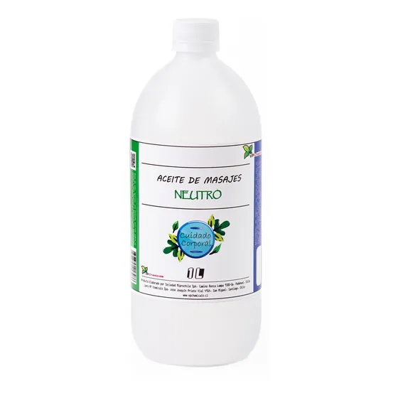 Aceite De Masajes Neutro - Sin Fragancia - 1 Litro