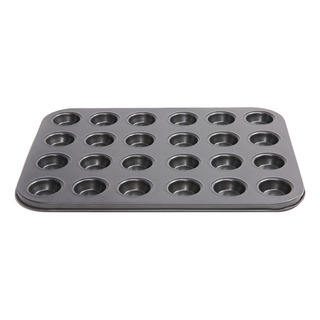 Charola Hornear Antiadherente Mini Panquesitos Cupcakes 24pz Charola Hornear Antiadherente Mini Panquesitos Cupcakes 24pz