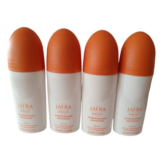 Paquete 4 Desodorantes Jafra Daily Roll On Tapa Naranja Paquete 4 Desodorantes Jafra Daily Roll On Tapa Naranja