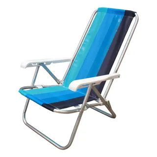 Cadeira De Praia 4 PosiçÔes Em AlumĂnio Cad0641 Azul Botafogo Cadeira De Praia 4 PosiçÔes Em AlumĂnio Cad0641 Azul Botafogo