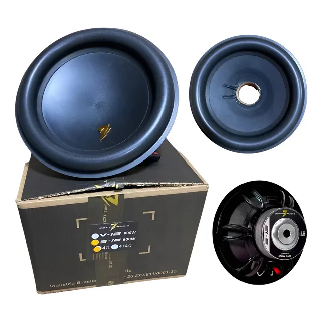 Kit Reparo Do Subwoofer S12 600 Rms 4omhs Zetta Audio