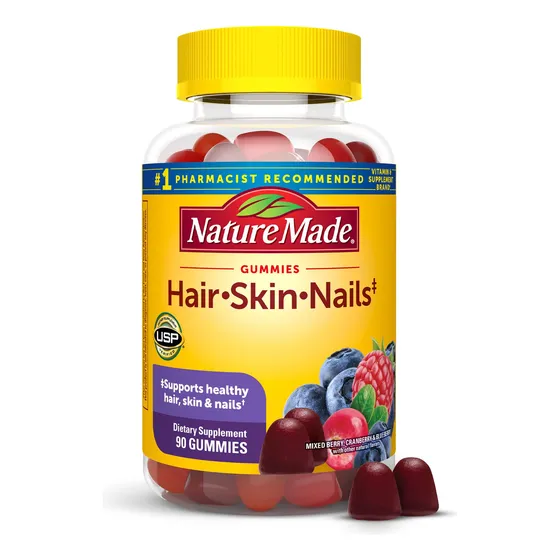 Suplemento Natural Para Cabello, Piel Y Uñas Con Biotina 250
