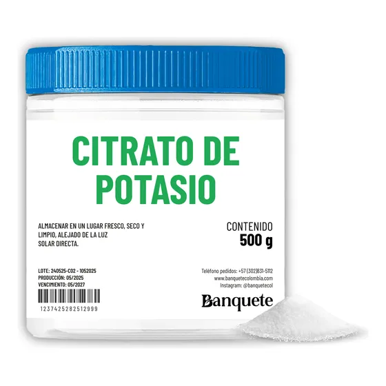 Citrato De Potasio 500gr
