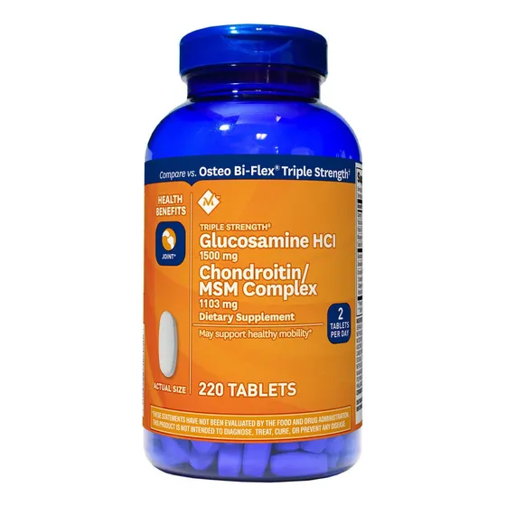 Member´s Mark Glucosamina Condroitina Y Msm Con 220 Piezas Sabor Sin Sabor