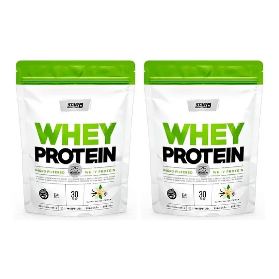 Star Nutrition Whey Protein Doypack 2lb X2 Unidades