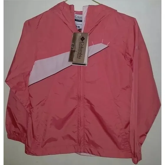 Chaqueta Impermeable Con Capucha Para Niña, Talla: 7/8 ( Pre