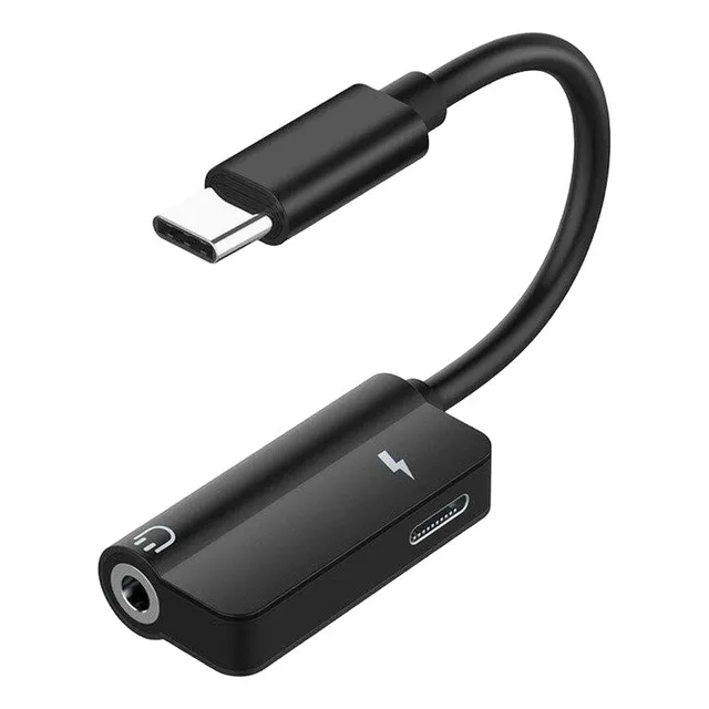 Adaptador De Audio Tipo C A 3.5 Mm Para Auriculares, Colores