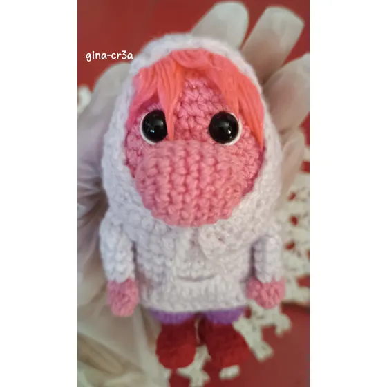 Vergüenza Intensamente 2 Muñeco Amigurumi -tejido Crochet