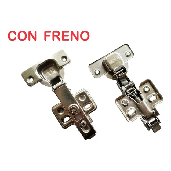 Bisagras Rectas Cazoleta Gabinetes Cocina Y Closet - Par 