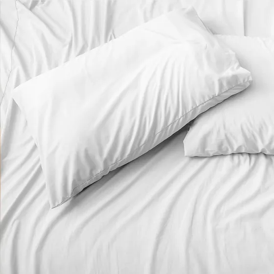 Funda De Almohada Pack X 2 Premium Lisas Super Suave 180 Hi
