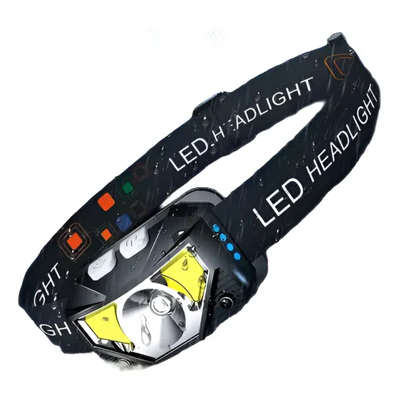 Linterna Frontal De Cabeza Minera Recargable Táctica Led