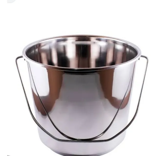 Balde De Acero Inoxidable De 17 Litros