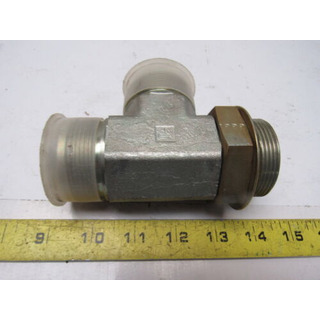 Steel Flared Tube Fitting Tee Male Jic 24x24 X 1-7/8 -12 Aal Steel Flared Tube Fitting Tee Male Jic 24x24 X 1-7/8 -12 Aal