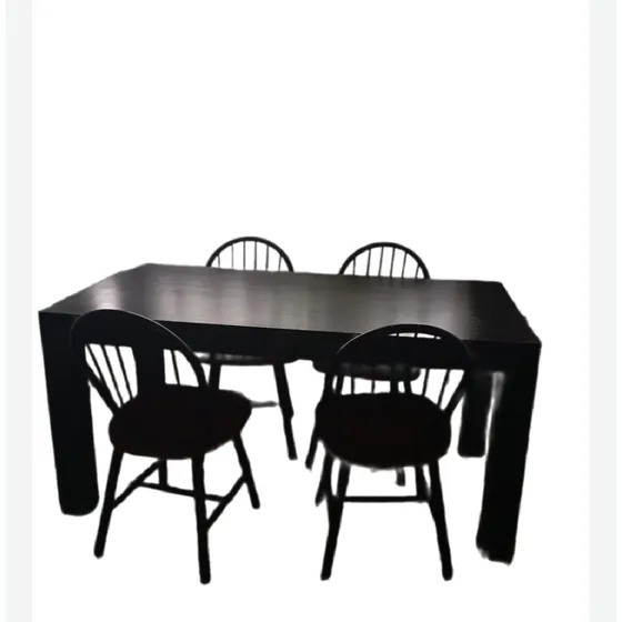 Mesa De Comedor Madera Maciza Con Detalles