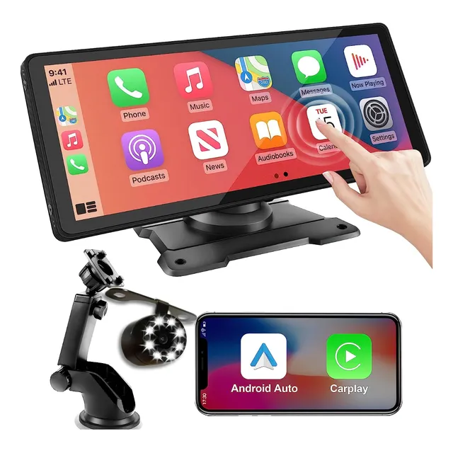 Carplay Portátil 10.26,central Multimídia Autostereo Espelh