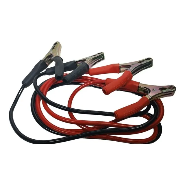 Cables Auxiliares Rojo/negro 4 Pinzas Reforzado