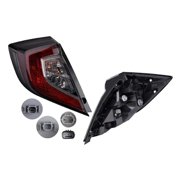 Calavera Exterior Hd Civic Type R 17-20 5 Pue C/leds Dep Izq