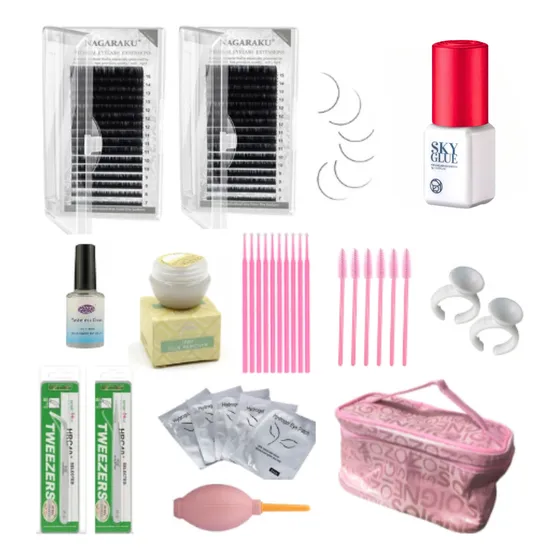 Kit Pestañas Pelo Profesional Se - Unidad a $127600