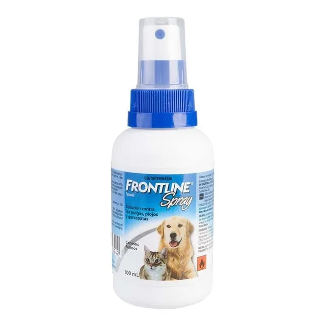 Frontline 100 Ml Spray Elimina Pulgas Y Garrapatas Pethome
