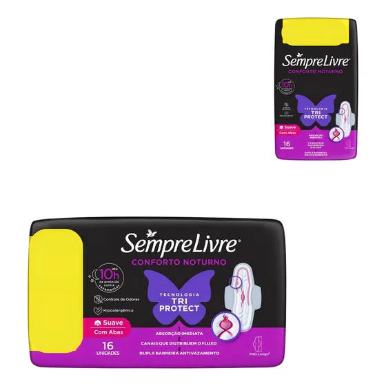 Abs Sempre Livre Noite/dia Suave Abas L16 P14