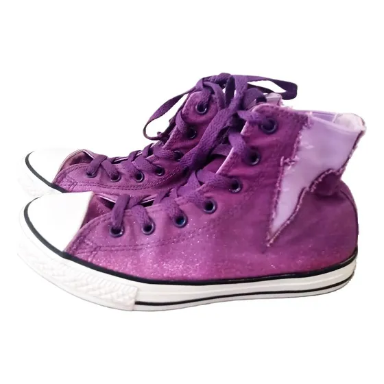 Zapatillas Botitas Converse Número 35 Brillo