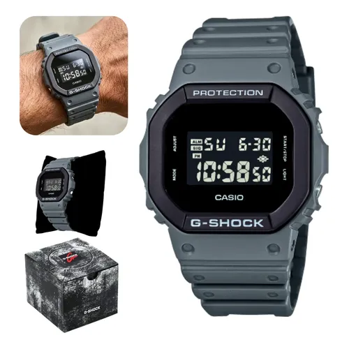 Relogio Casio G-shock Dw-5600bb Digital Preto Masculino