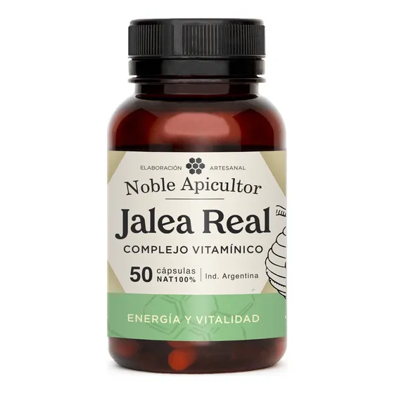 Jalea Real Noble Apicultor Energía Vitalidad 50 Capsulas