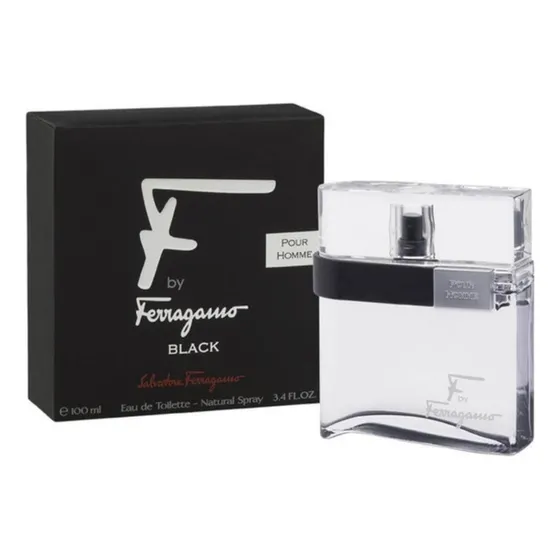 Perfume Ferragamo F Black 100 Ml EDT Para Hombre