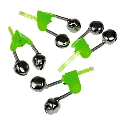 Kit 4 Campanas Cencerro Cascabel Pesca Cañas Puntero Pique