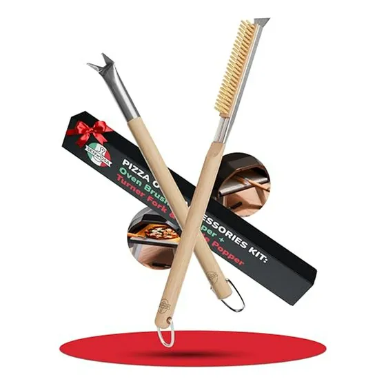 Accesorios Para Horno De Pizza: Pala, Cepillo Y Herramientas