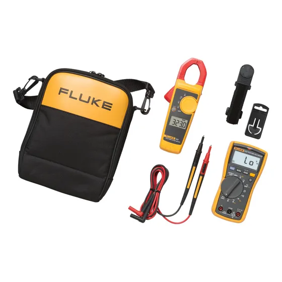 Kit Combinado De Multímetro Y Pinza Amperimétrica Fluke 117/