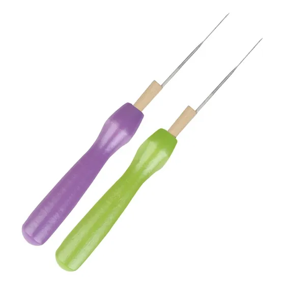 Pack 2 Agujas Para Fieltro Vellon Con Mango De Madera
