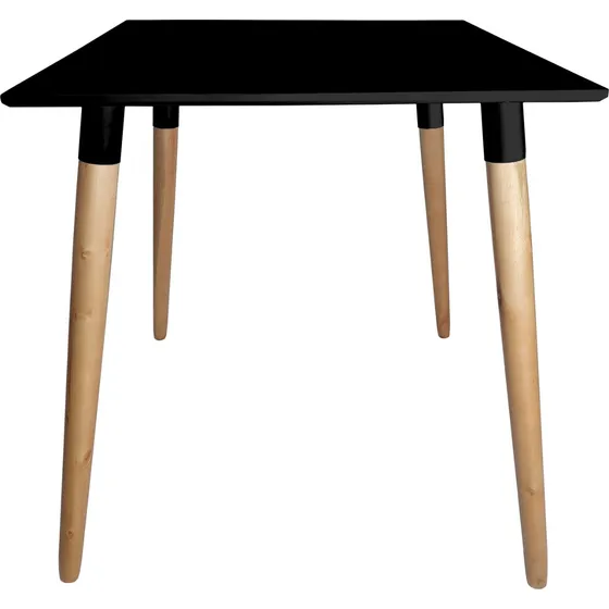 Mesa Quadrada 70cm Ayme Jantar Pé Palito Suporte Canhão Np