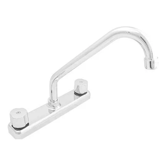 Llave Para Fregadero Mezcladora Cuello Corto Abs Lion Tools
