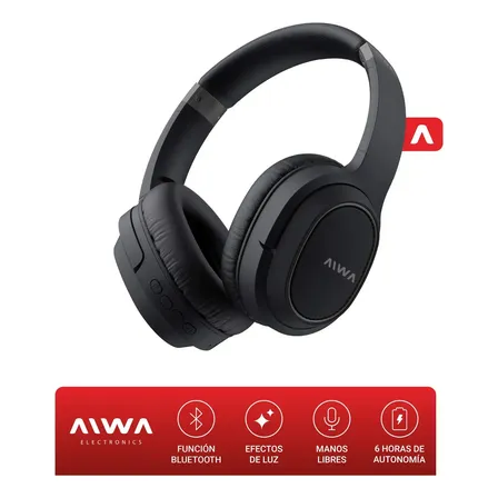 Aiwa AVA-BT501N vincha Bluetooth, negro