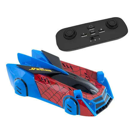 Carro De Controle Remoto Spiderman Web Climber Candide Vermelho/azul Homem Aranha