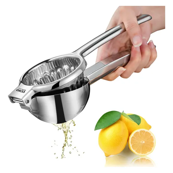 Ccko Exprimidor Limon Manual Acero Inoxiable Alta Citrico