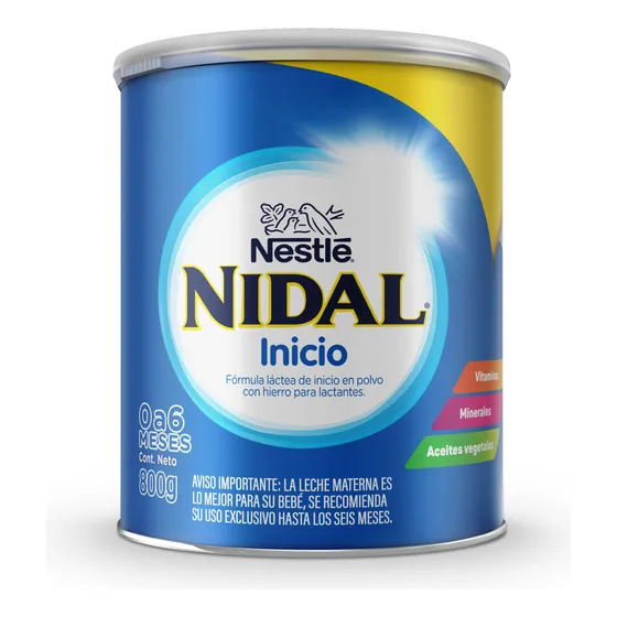 Leche Nidal 1 Inicio 800g Fórmula Infantil