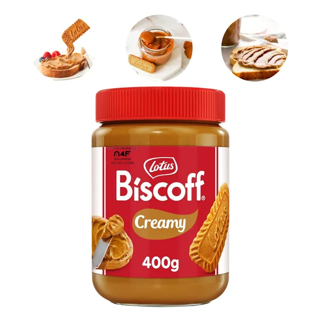 Crema Untable Lotus Biscoff Galleta Caramelizada Creamy 400g