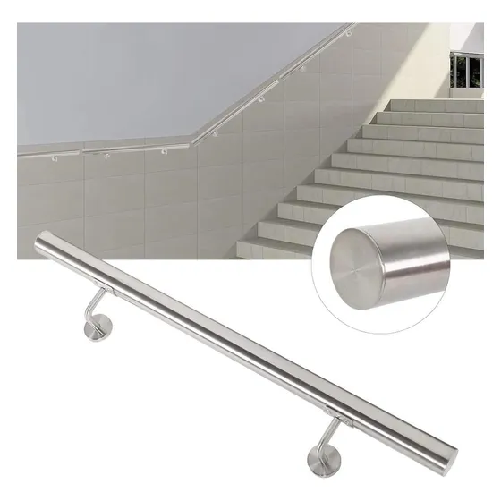 Pasamanos De Escalera Plateado
